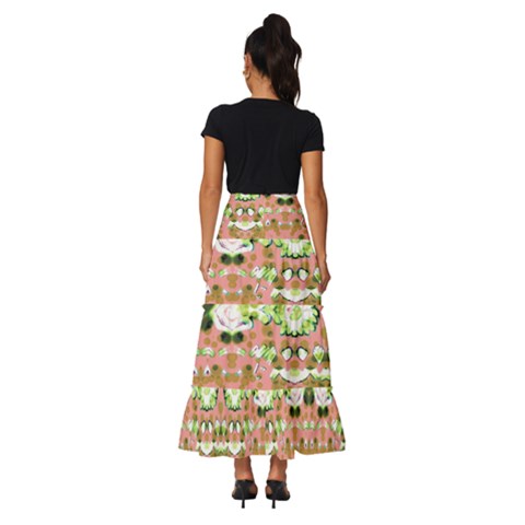 Tiered Ruffle Maxi Skirt 