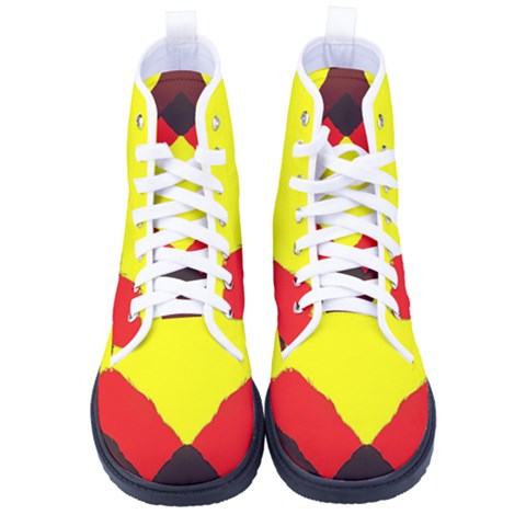 Men s High-Top Canvas Sneakers 