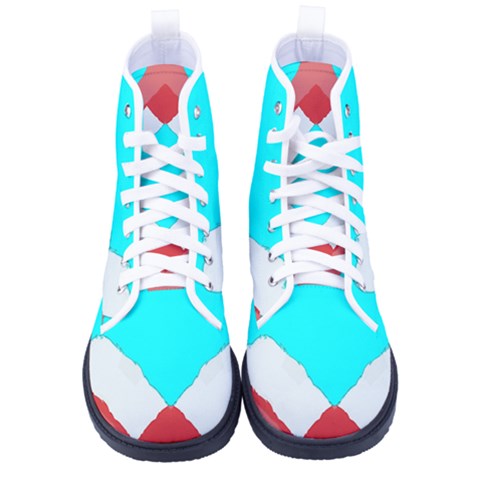 Men s High-Top Canvas Sneakers 