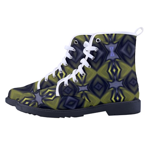 Men s High-Top Canvas Sneakers 