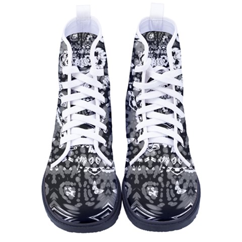 Men s High-Top Canvas Sneakers 