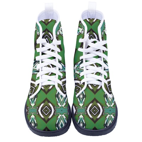 Men s High-Top Canvas Sneakers 