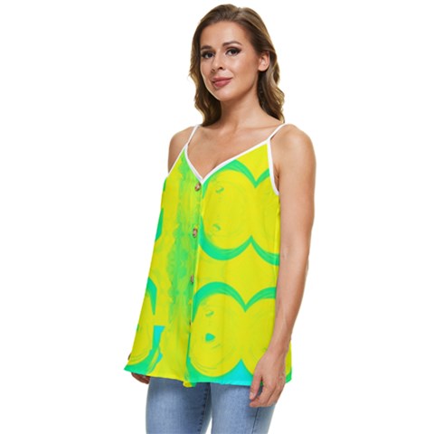 Casual Spaghetti Strap Chiffon Top 