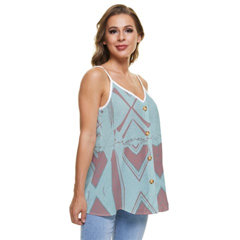 Casual Spaghetti Strap Chiffon Top 