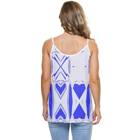 Casual Spaghetti Strap Chiffon Top 