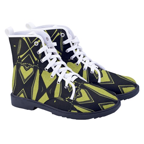 Men s High-Top Canvas Sneakers 