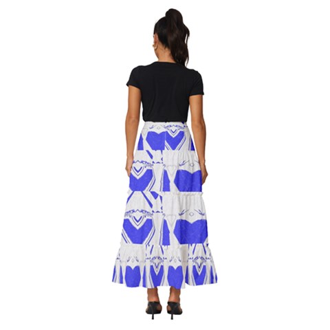 Tiered Ruffle Maxi Skirt 