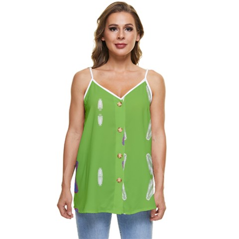 Casual Spaghetti Strap Chiffon Top 