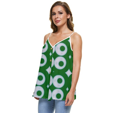 Casual Spaghetti Strap Chiffon Top 