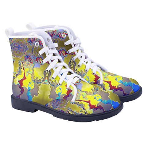 Men s High-Top Canvas Sneakers 