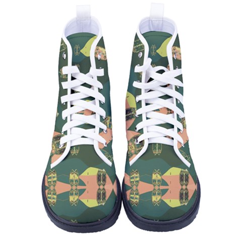 Men s High-Top Canvas Sneakers 