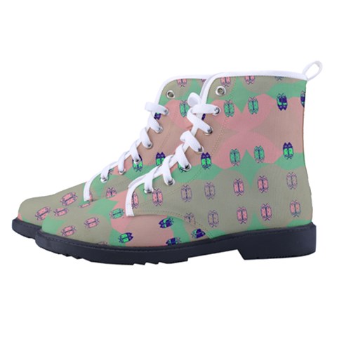 Men s High-Top Canvas Sneakers 