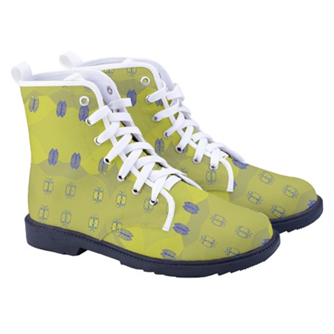 Men s High-Top Canvas Sneakers 