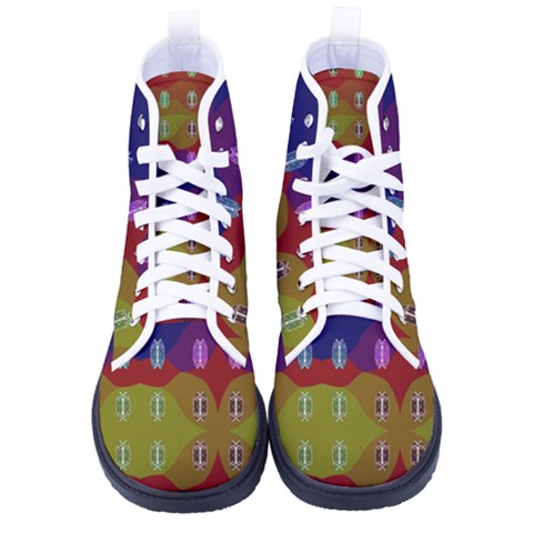 Men s High-Top Canvas Sneakers 