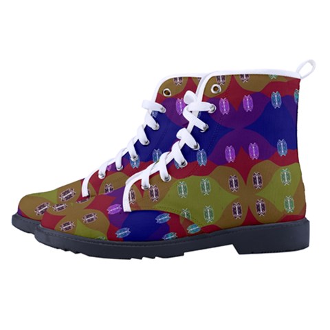 Men s High-Top Canvas Sneakers 