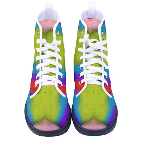 Men s High-Top Canvas Sneakers 