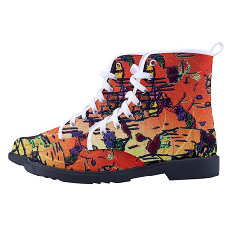 Men s High-Top Canvas Sneakers 