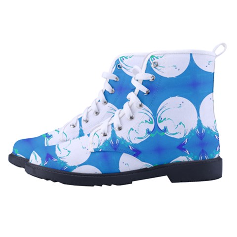 Men s High-Top Canvas Sneakers 