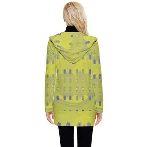 Button Up Hooded Coat  
