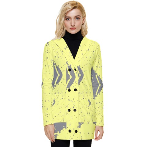 Button Up Hooded Coat  