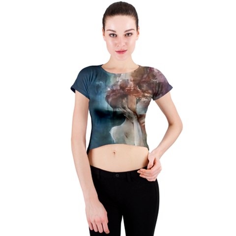 Crew Neck Crop Top 