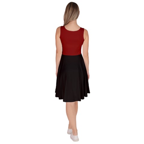 Knee Length Skater Dress With Pockets 
