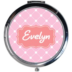 Personalized Name Mini Round Mirror