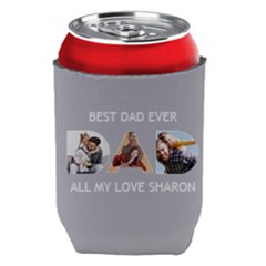 Personalized Best Dad Photo Can Cooler