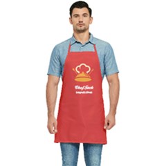 Hat Chef Logo Personalised Name - Kitchen Apron