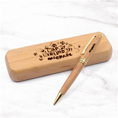 Personalized Happy Birthday - Alderwood Pen Set