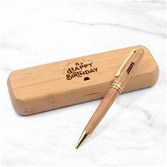 Personalized Happy Birthday - Alderwood Pen Set