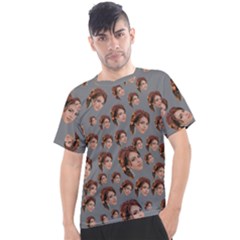 Personalized Many Faces T-Shirt - Men s Sport Top