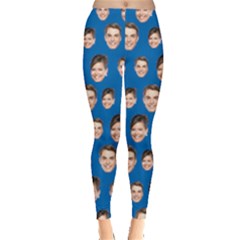 Personalized Couple Many Faces Everyday Leggings - Everyday Leggings 