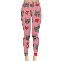 Personalized Pet Many Faces Everyday Leggings - Everyday Leggings 