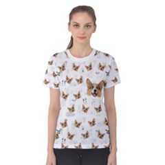 Personalized Many Dog Face Women Cotton Tee - Women s Cotton T-Shirt