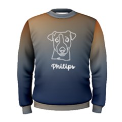 Personalized Pet Line Art Name Men Sweater - Men s Sweatshirt