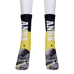 Personalized Moon Name Crew Socks