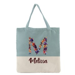 Personalized Initial Name Tote Bag