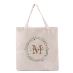 Personalized Initial Name Tote Bag