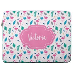 Personalized Flamingo Name Laptop Sleeve Case with Pocket - 17 Vertical Laptop Sleeve Case With Pocket Personalized Flamingo Name Laptop Sleeve Case with Pocket - 17 Vertical Laptop Sleeve Case With Pocket