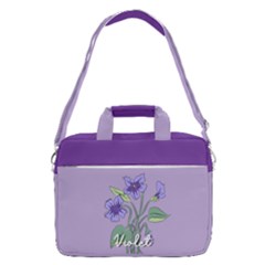 Personalized Birth Month Flower - MacBook Pro 16  Shoulder Laptop Bag