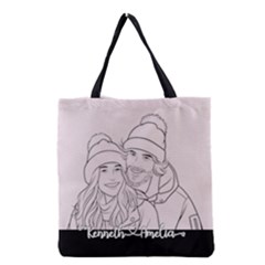 Personalized Hand Draw Style - Grocery Tote Bag Personalized Hand Draw Style - Grocery Tote Bag