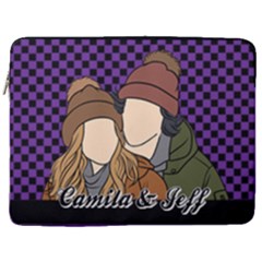 Personalized Hand Draw Style 2 (4 styles) - 17  Vertical Laptop Sleeve Case With Pocket