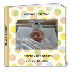 Andrew First Book - 8x8 Photo Book (20 pages)