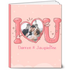 Personalized Photo Name I Love  You Hardcover Notebook - 8  x 10  Hardcover Notebook