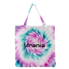 Personalized Tie Dyed Style Name Tote Bag - Grocery Tote Bag