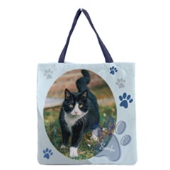 Personalized Pet Style Photo Name Tote Bag - Grocery Tote Bag