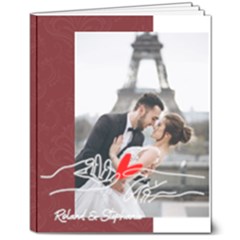 Personalized Photo Name Wedding Mood Hardcover Notebook - 8  x 10  Hardcover Notebook