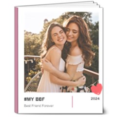 Personalized Photo Name Friends Hardcover Notebook - 8  x 10  Hardcover Notebook