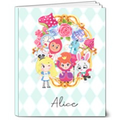 Personalized Photo Name Alice Hardcover Notebook - 8  x 10  Hardcover Notebook